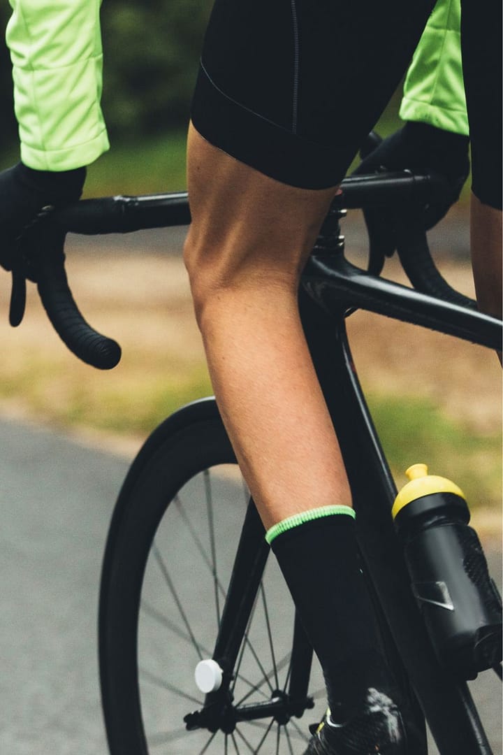 Athlete Practising for Cycle Race